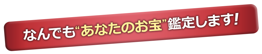 なんでもあなたのお宝鑑定します!